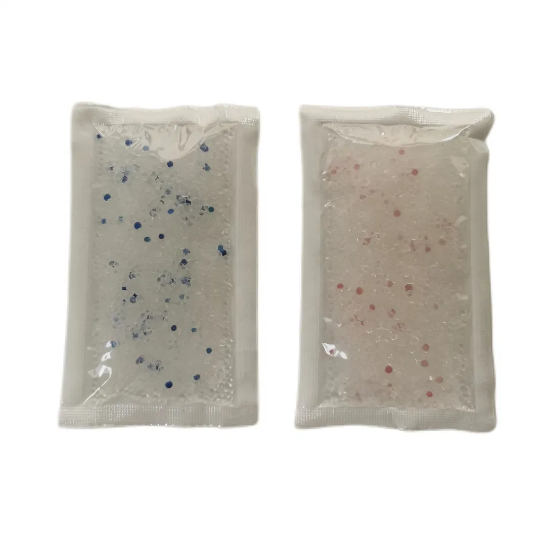 95% White Mixed with 5% Color-Changing Silica Gel Desiccants in 4-Side Seal Bag (customized size)
