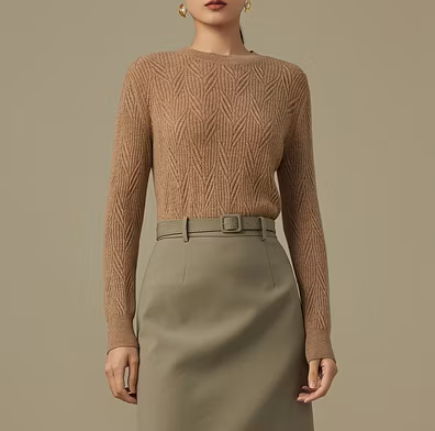 Pulls fantaisie hiver 100% cachemire pour femmes