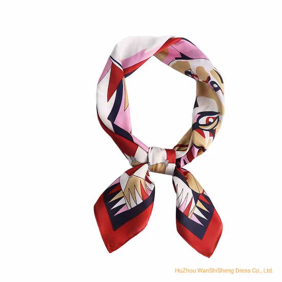 Bandana carré de luxe 100% pur, accessoires de mode, prix d'usine