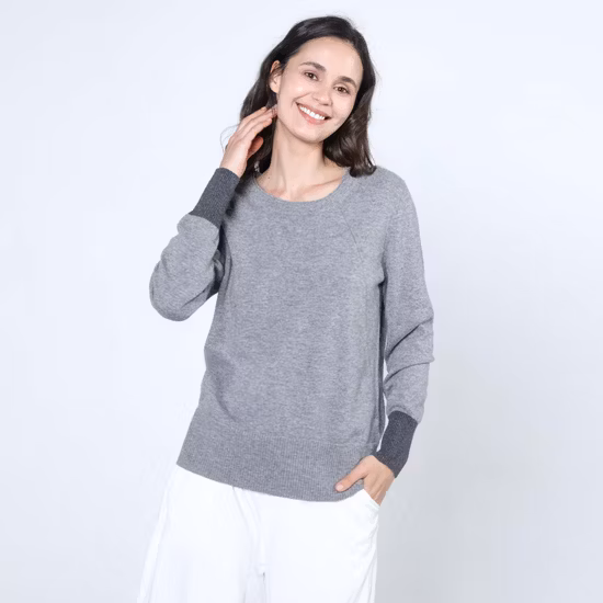 Mode dames rond classique bicolore