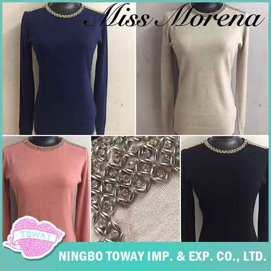 Vente chaude Bas Perles Rose Dames Femmes Mode Tricots En Ligne